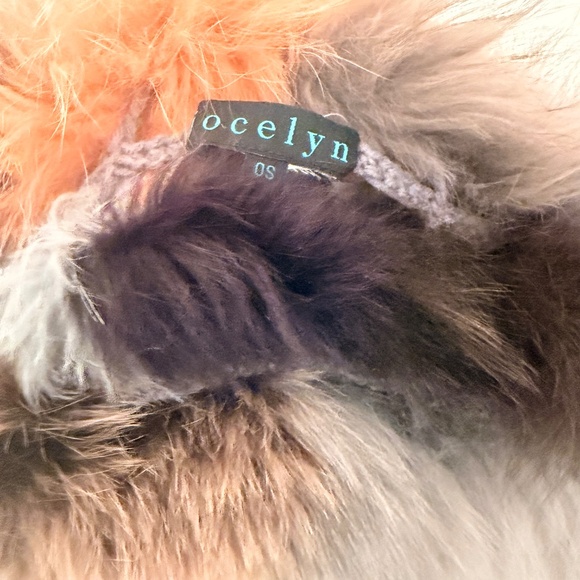 Jocelyn 100% Fox Fur Neck Ring Scarf - Color Block/Multi color - Picture 7 of 10